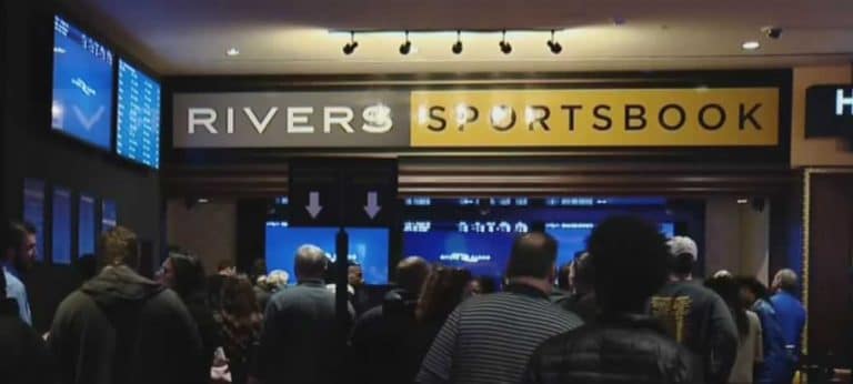 sportsbook monitors rivers casino