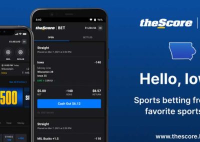 theScore Bet Officially Launches Sportsbook In Iowa