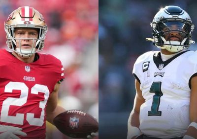 Betting on Hurts and McCaffrey to Score Anytime Touchdowns