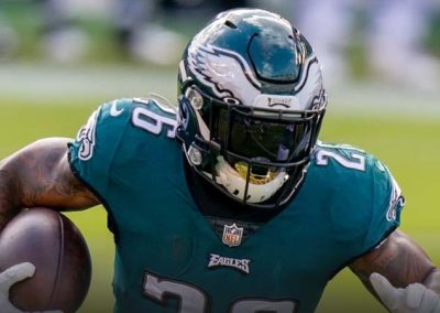 Best Miles Sanders Rushing Yards Range Bets for SBLVII