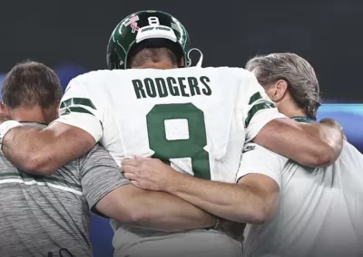 Aaron Rodgers Injury Drops Jets Super Bowl + AFC East Odds