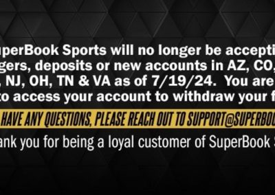 SuperBook Sportsbook Closes Across US: Nevada Remains