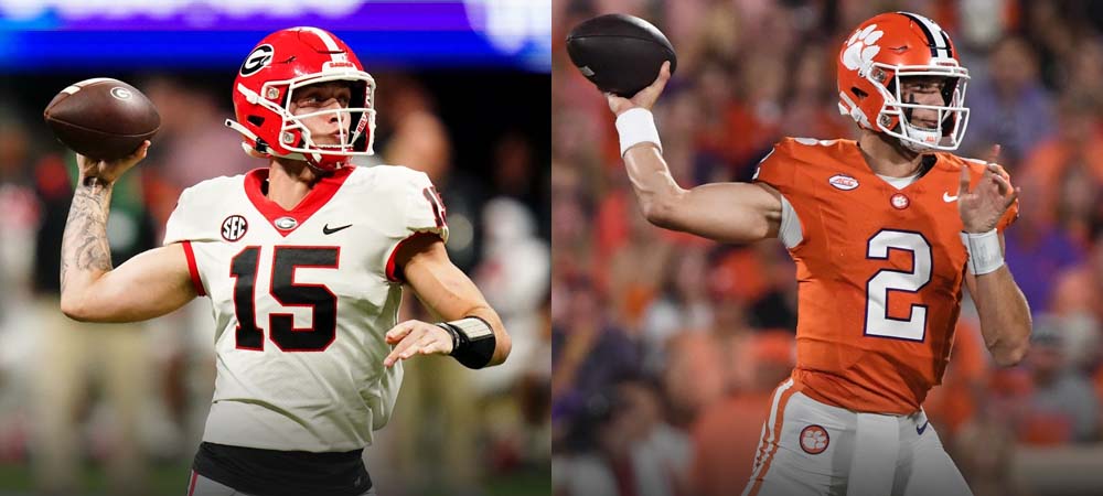 Clemson Vs Georgia Week 1 Passing Props for Carson Beck, Cade Klubnik