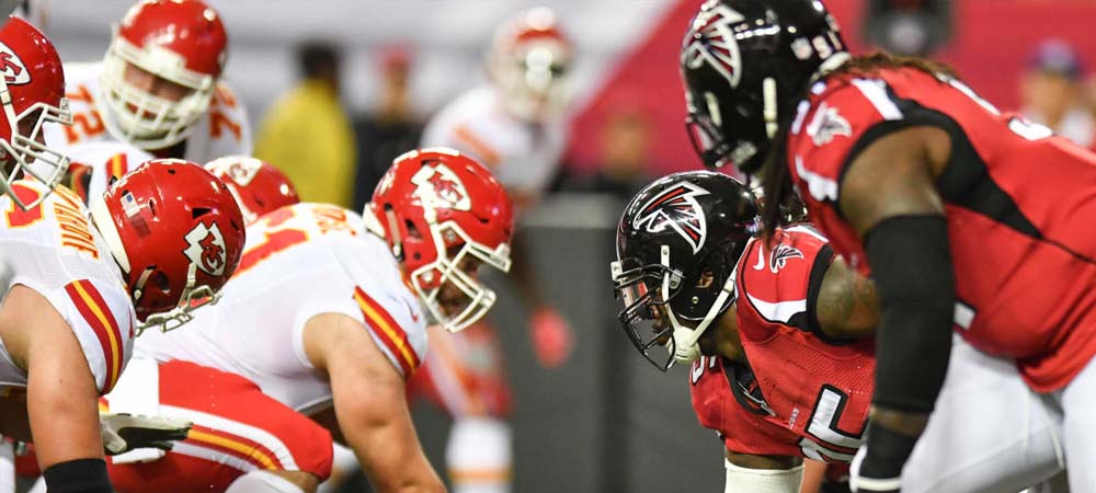 SNF Betting Odds for Chiefs Vs Falcons with TD Scorer Props