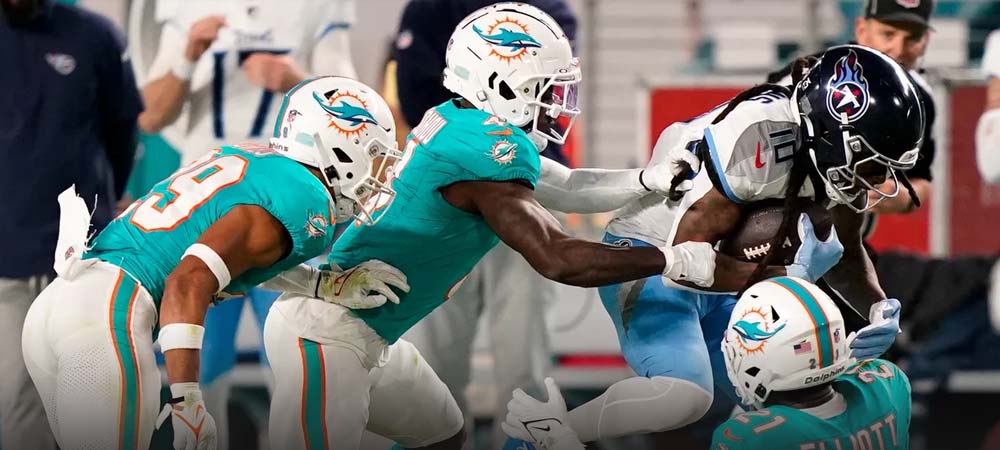 MNF Betting Odds for Titans Vs Dolphins + Best Tyler Huntley Props