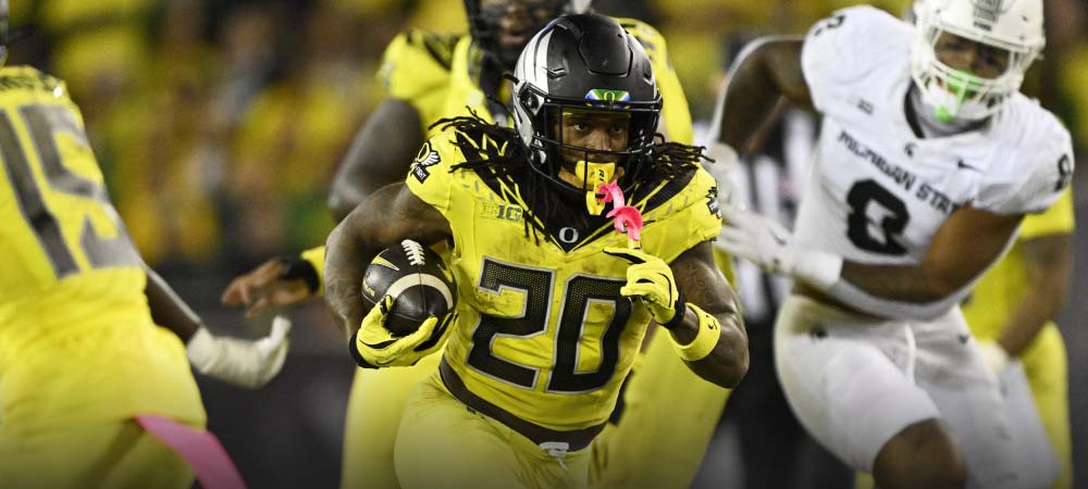 Oregon Ducks Betting Odds + Jordan James Props Vs Purdue