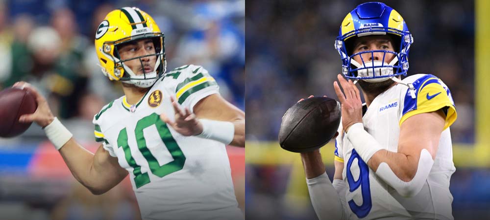 Best Bets For Green Bay Packers Vs. LA Rams; Jordan Love, Matthew Stafford Props