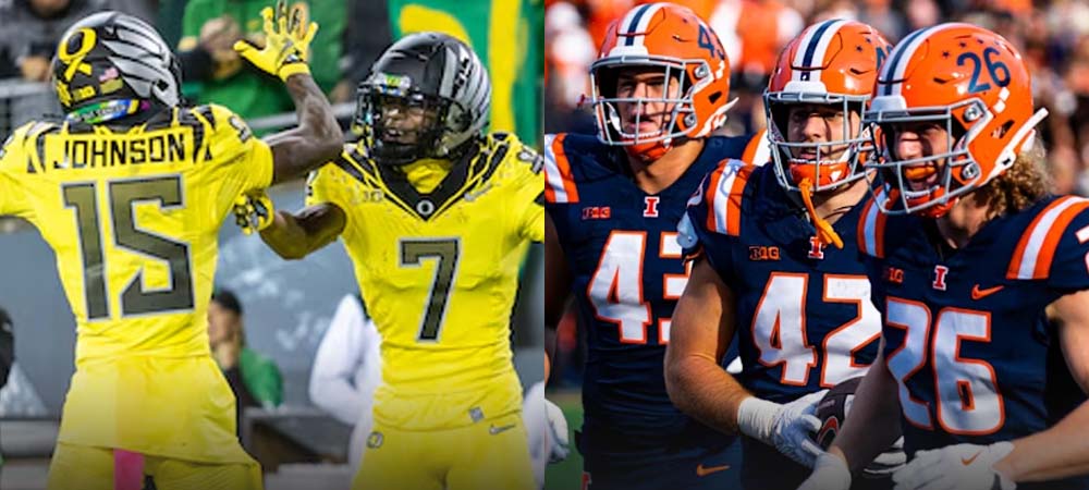 Illinois vs Oregon Betting Odds + Quarterback Passing Yards Props