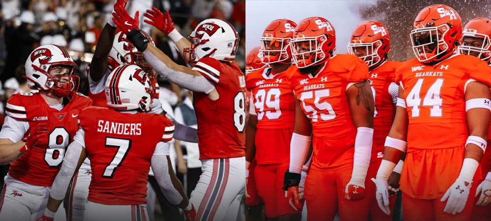 Wednesday Night CFB Betting Odds for Western Kentucky Vs Sam Houston