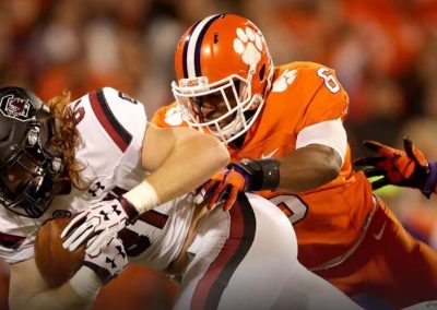 Clemson a Slight Favorite Over South Carolina With CFP Spot Lurking