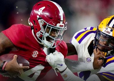 Odds + Best Player Props For LSU Vs Alabama CFB Week 11