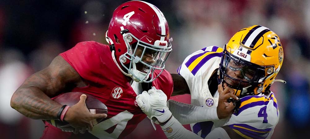 Odds + Best Player Props For LSU Vs Alabama CFB Week 11