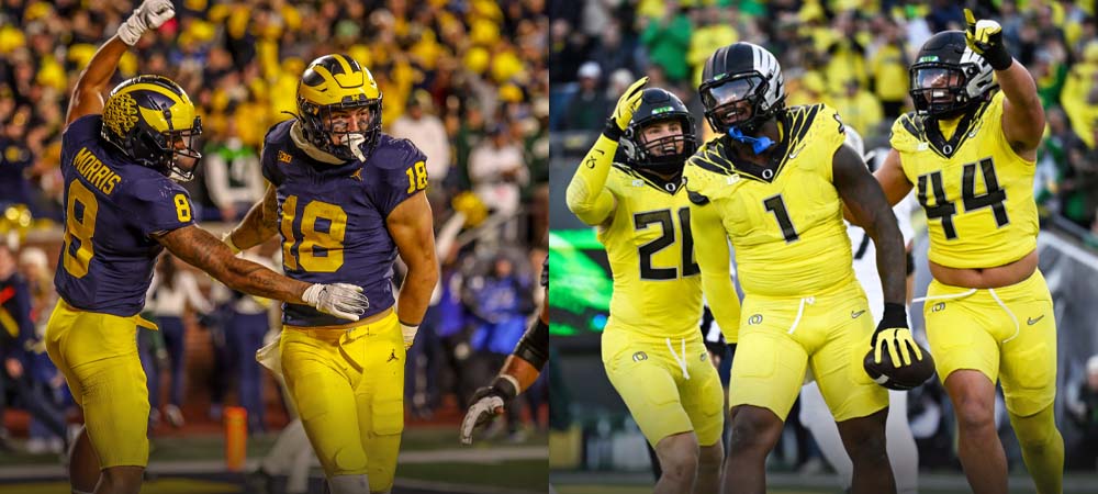 Where To Bet Michigan Vs Oregon + Best CFB Player Props