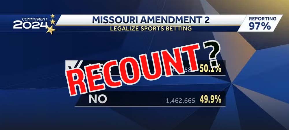 Missouri May Recount Votes On Sports Betting Amendment 2