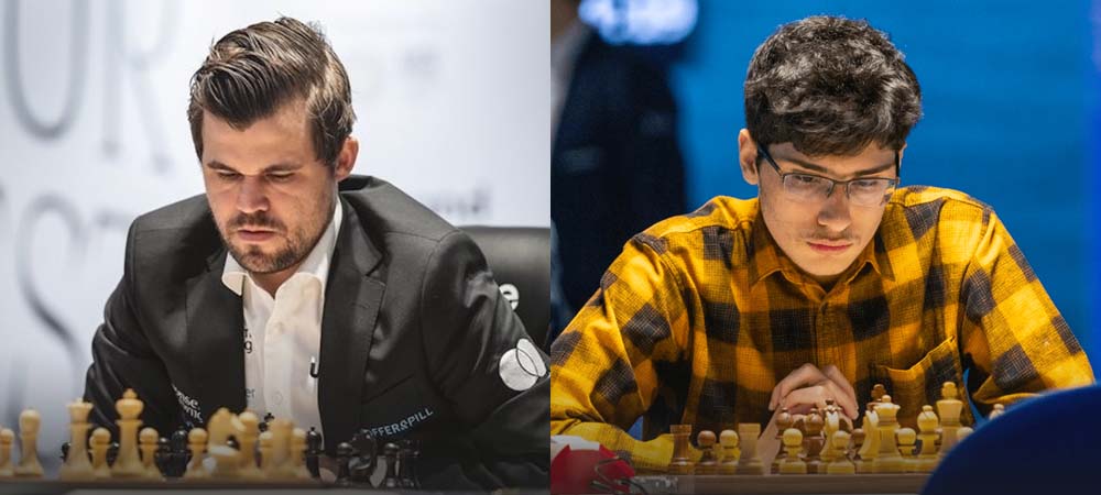 Carlsen, Firouzja Biggest Champions Chess Tour Final Betting Favorites for Thursday