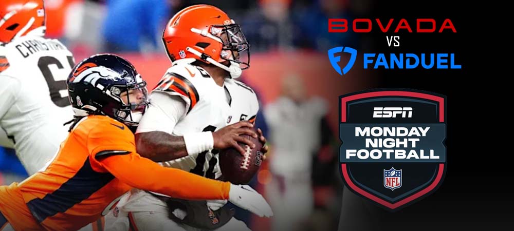 Win $3,090 More Betting this MNF Betting Special at Bovada Instead of FanDuel