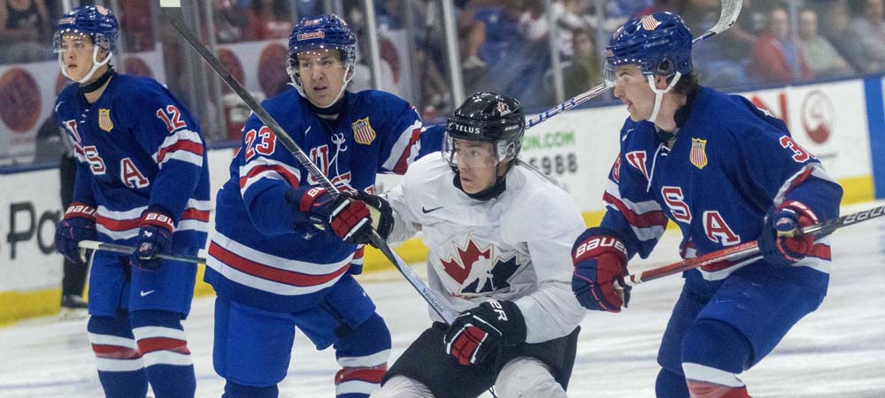 World Junior Championship Odds + USA vs Canada Hockey Goalscorer Props