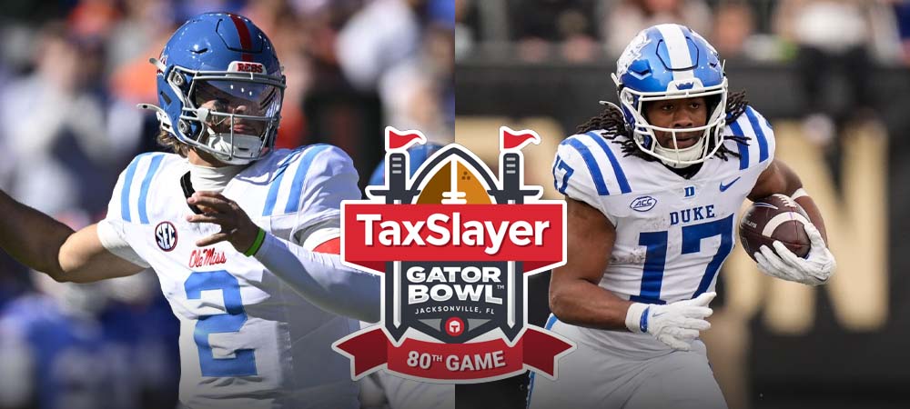 Gator Bowl Betting Preview: Bet on Ole Miss & Dart vs Duke